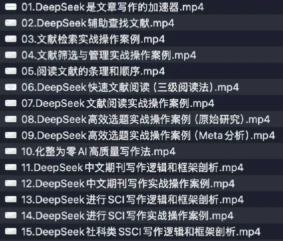 DeepSeek助力论文写作实战营