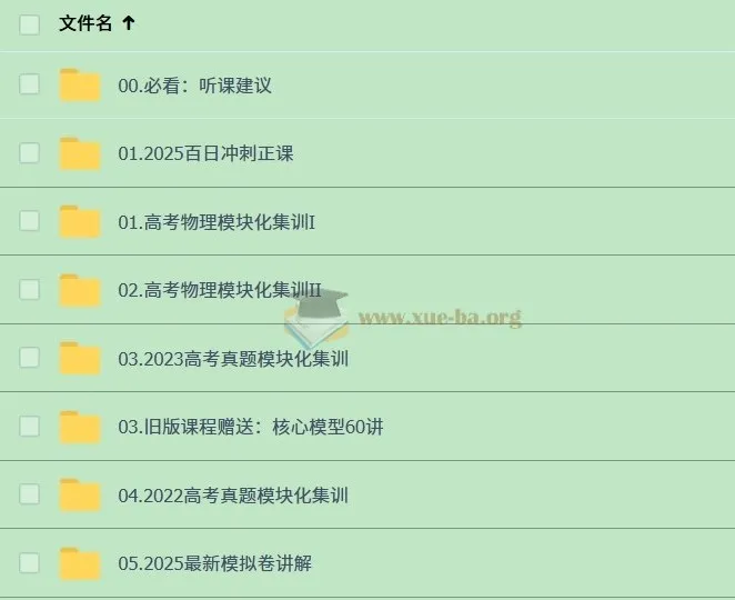 2025高三高考物理 赵玉峰物理一轮二轮全阶段课程