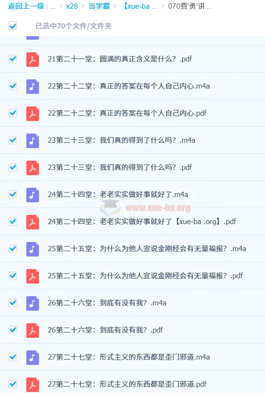 费勇讲33堂金刚经修心课