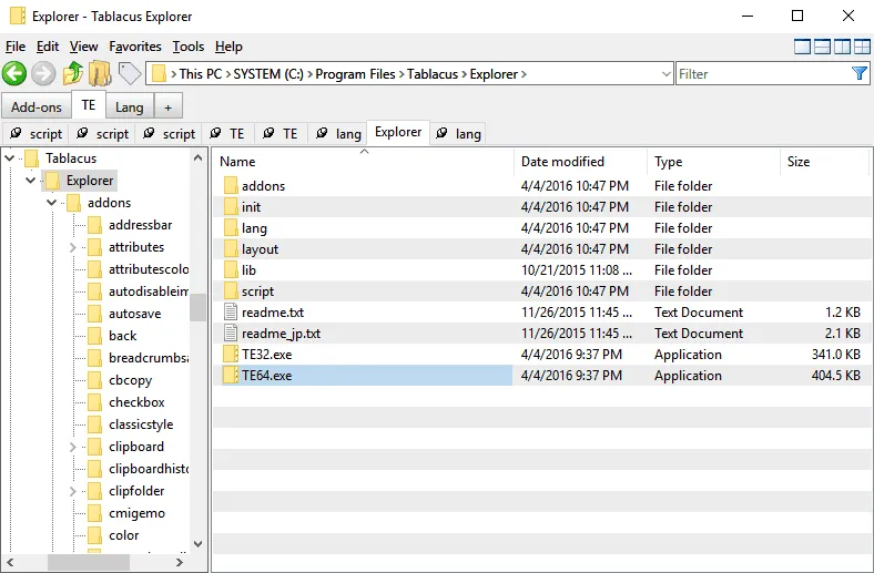 Tablacus Explorer(标签文件管理器)