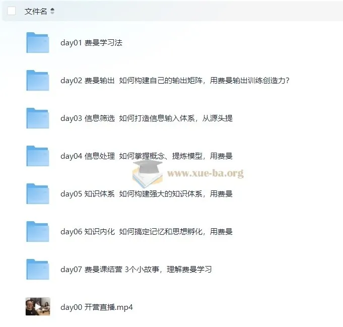 费曼学习法7天特战营