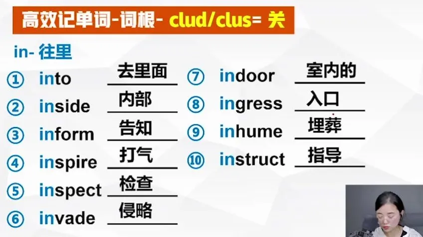 晓莉老师6000高级词汇速记课：词根词缀与联想记忆法结合