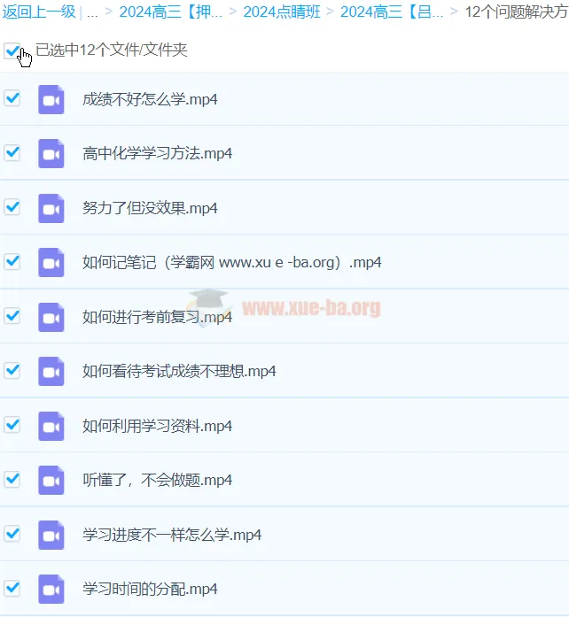 吕子正2024高三高考化学押题点睛班
