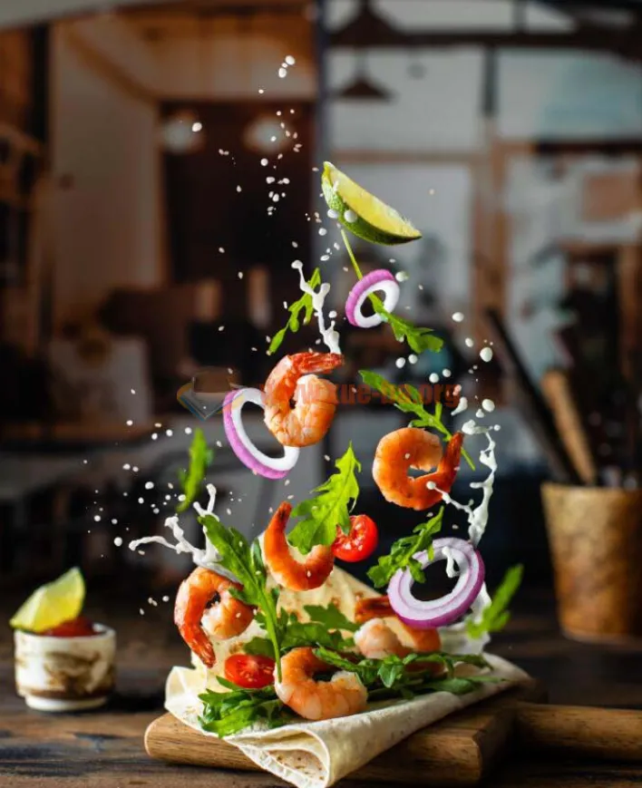 摄影师Daria Kalugina悬浮美食摄影布光造型12种教程