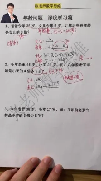 张老师L3数学思维提升课：30讲巧算、应用题与图形专题