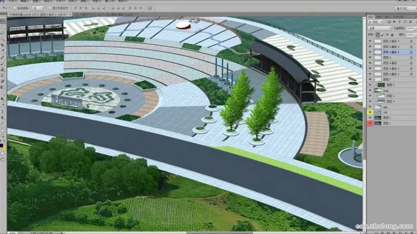 Photoshop景观效果图制作:从入门到精通