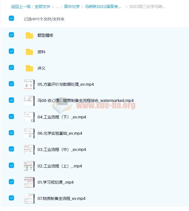 冯琳琳2022届高考化学二轮复习寒春联报课程