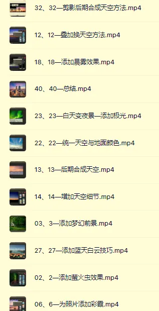照片后期特效合成课：换天空、加礼花、极光、星轨等实用技巧教学