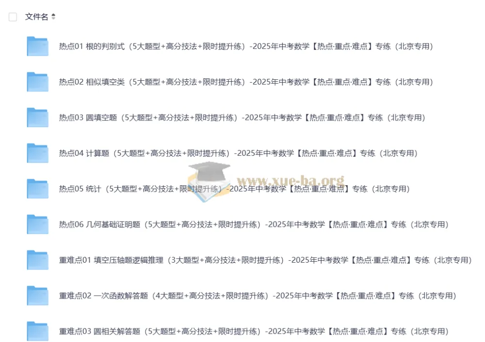 2025年中考数学【热点•重点•难点】专练