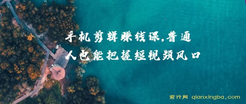 0基础小白手机剪辑赚钱课：把握短视频风口，赚取第一桶金