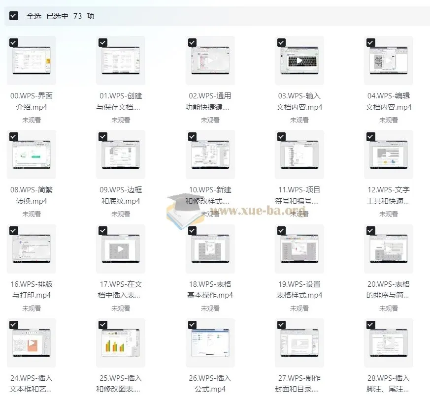 WPS全套教程合集：助小白秒变办公高手