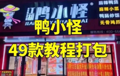 鸭小怪全套美食制作课程