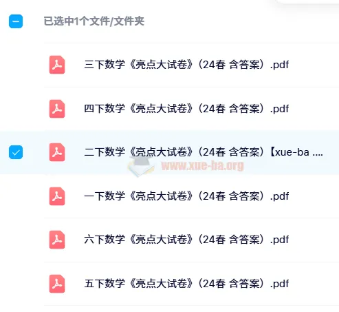 2024年春季1 - 6年级下册数学《亮点大试卷》含答案