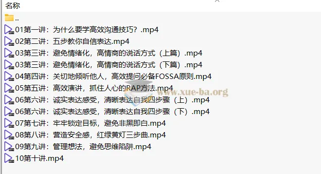 10倍沟通技巧课程
