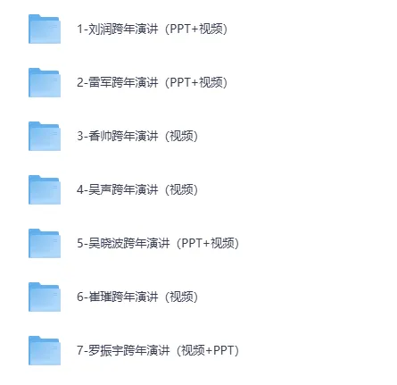 《2026年跨年演讲资料合集：刘润、雷军等多位大咖分享》