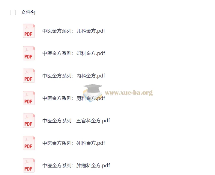 中医金方系列：涵盖多科室实用金方