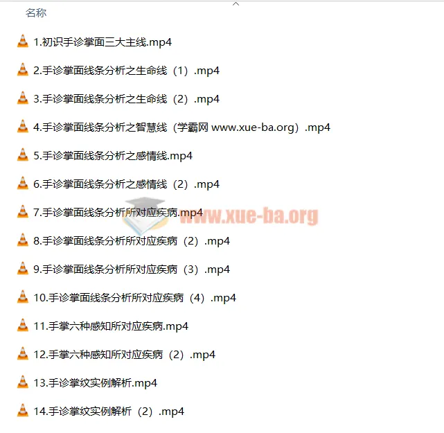 道御堂手诊初高级课程合集