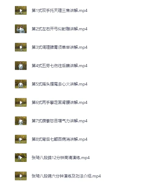 《八段锦》全网最全详细解说视频教程