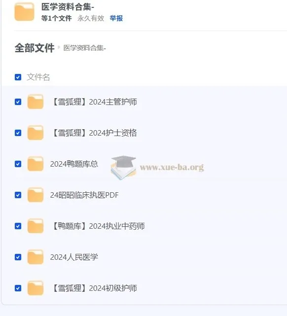 2024年医学多专业备考资料合集（西药师/护士/护师/中药师）