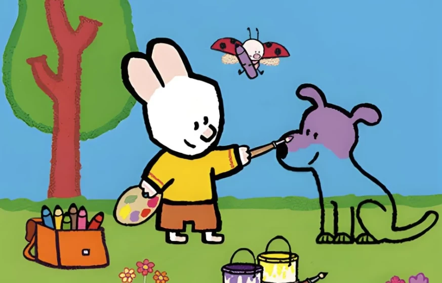 法国国宝级简笔画启蒙动画《路易小兔子 Louie》1 - 4 季