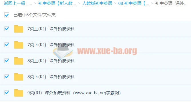 初中英语课外拓展资料合集