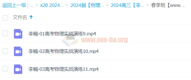 2024高三高考物理二轮精讲春季班 - 李楠物理