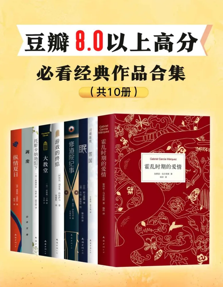 《豆瓣8.0以上高分经典文学作品》全10册