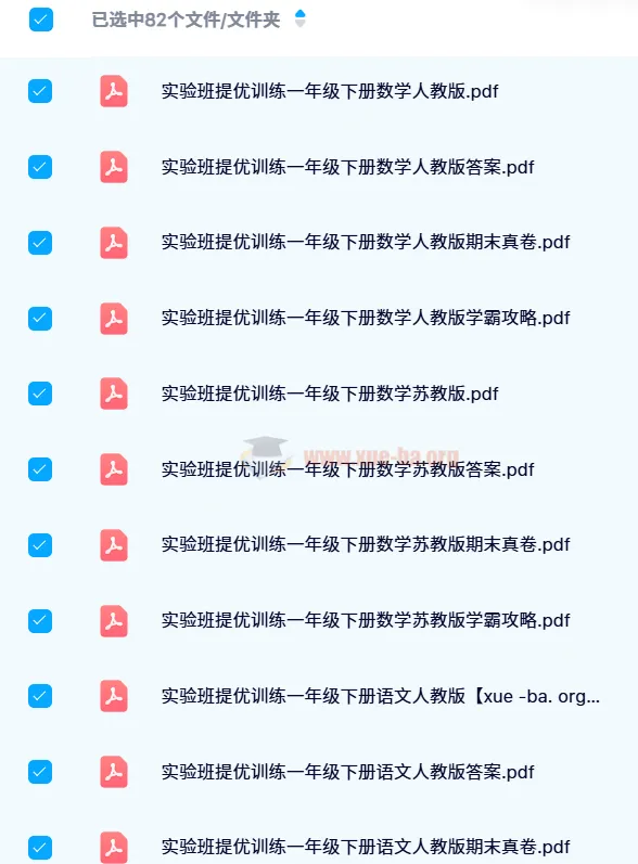 《实验班提优训练》(2024春 1 - 6年级)