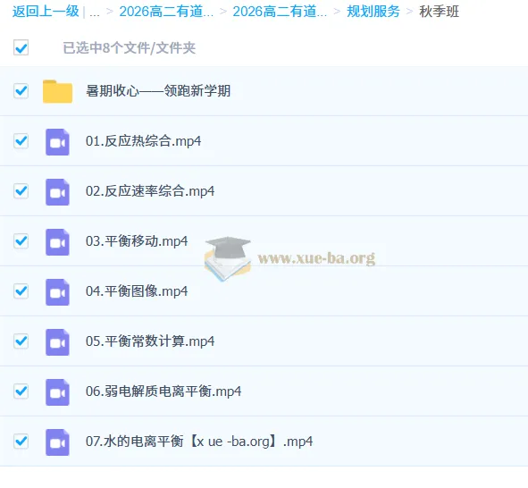 有道钟潇高二上学期高中化学课程