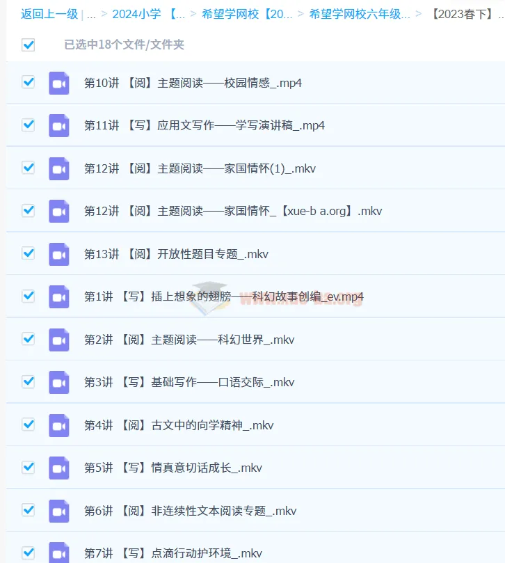 2023春下六年级语文A+课程（部编版）——刘洋主讲