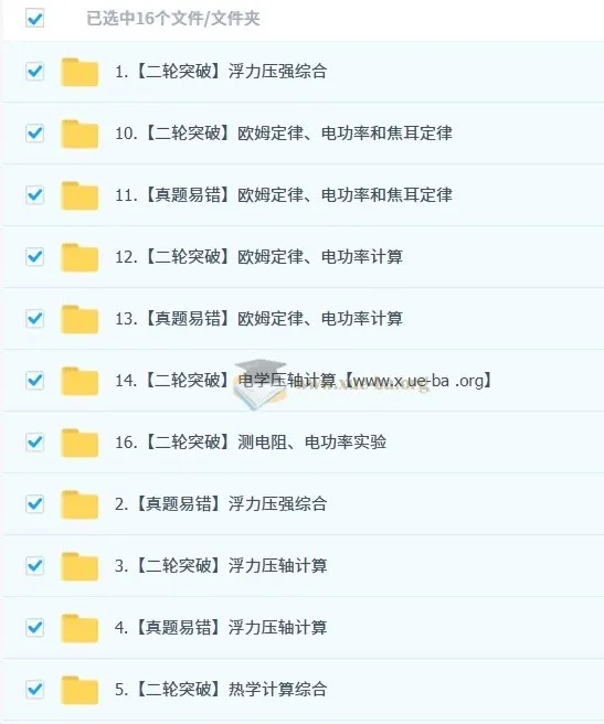 杨萌初三中考物理培训班（春下·全国版·A+）