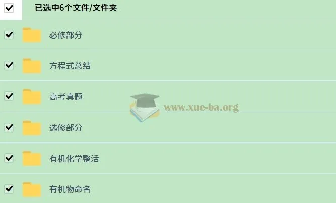 一化儿高中有机化学合集(选修+必修)