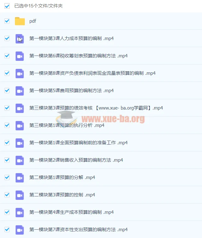 徐欣：全面预算的编制执行与控制