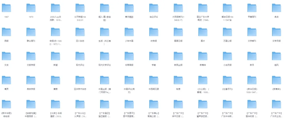《珍贵旧报刊史料合集》