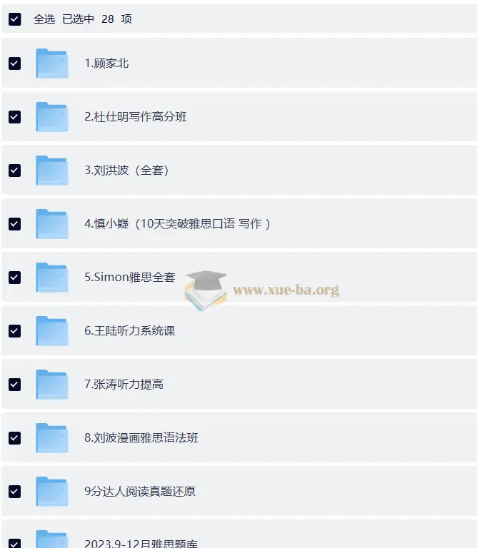 价值12888元的雅思考试全科目核心资料合集