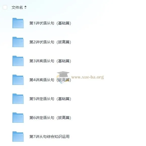 新概念英语重难点语法之从句综合精讲精练