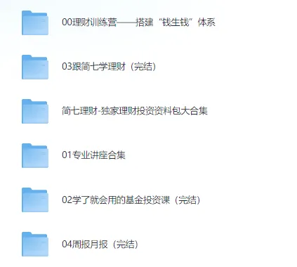 简七《理财基金超值组合》课程