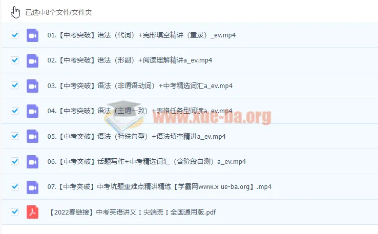 2022初三英语寒假尖端班（王凯皎）