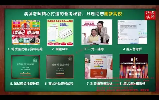 高校辅导员笔试通关视频课:溪溪老师全攻略