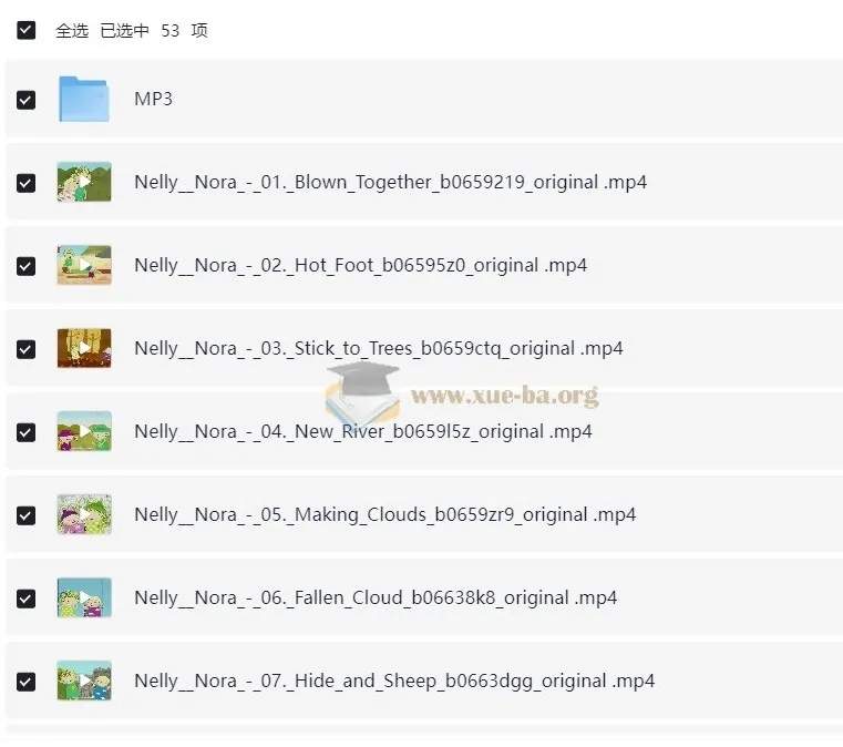 BBC科普动画《妮拉和诺拉 Nelly &amp; Nora》