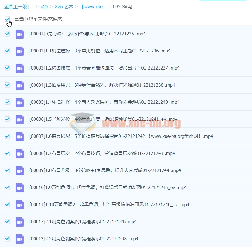 Sir电影私塾手机美食摄影课：百万美食大V亲授全网最全美食拍摄攻略