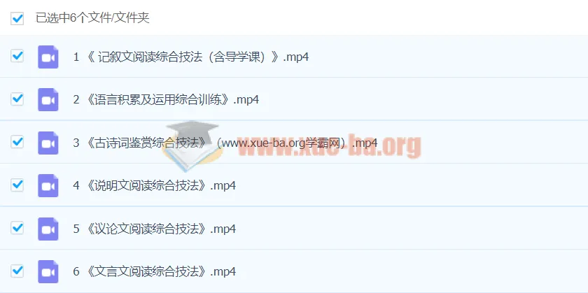 中考语文冲刺营：冲刺考场满分班