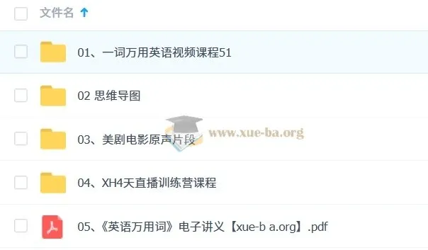 兴辉老师英语万用词课程