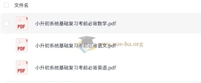 语数英小升初系统基础复习考前必背资料