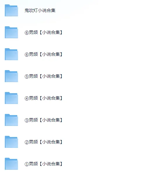 《男频小说精选》2364本小说合集