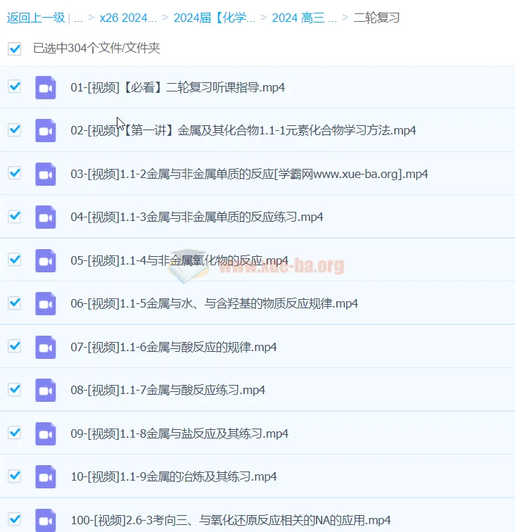 2024高三高考化学二轮复习课程 - 张梅化学