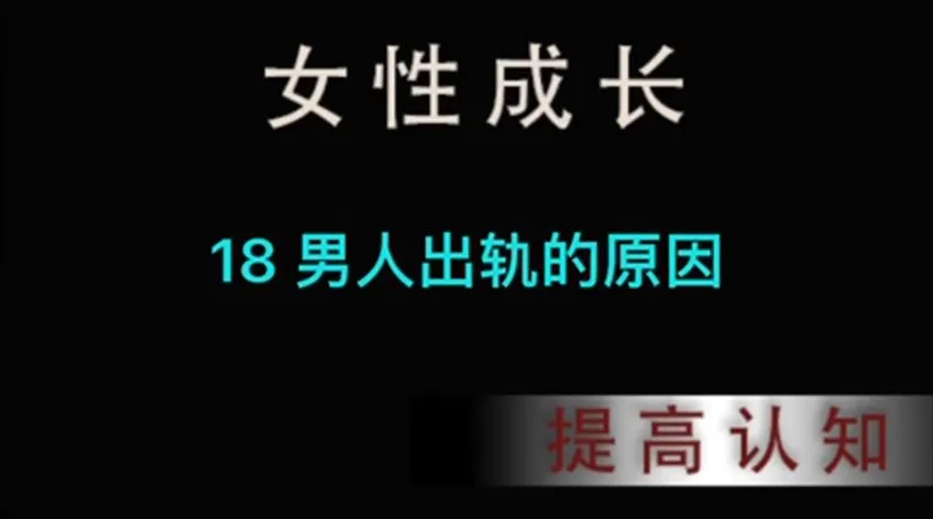 高情商婚姻：夫妻相处与出轨应对指南