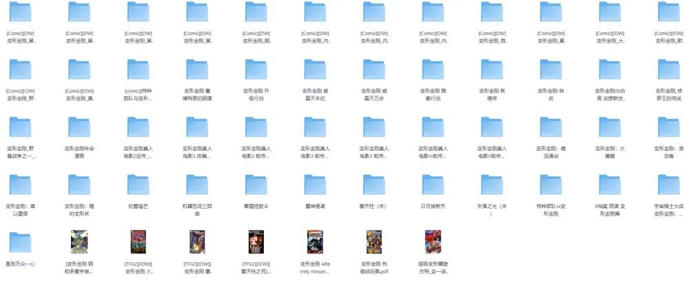 《变形金刚漫画合集1+2》全彩版