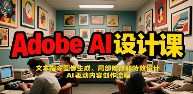 Adobe AI设计课：掌握AI驱动的内容创作全流程