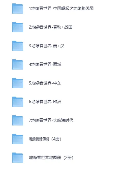 《温骏轩地缘历史系列书籍合集》